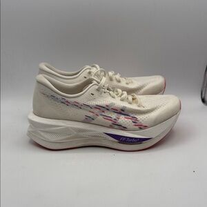 ASICS SONIC BLAST Women's 6 Cream Athletic Shoes S11